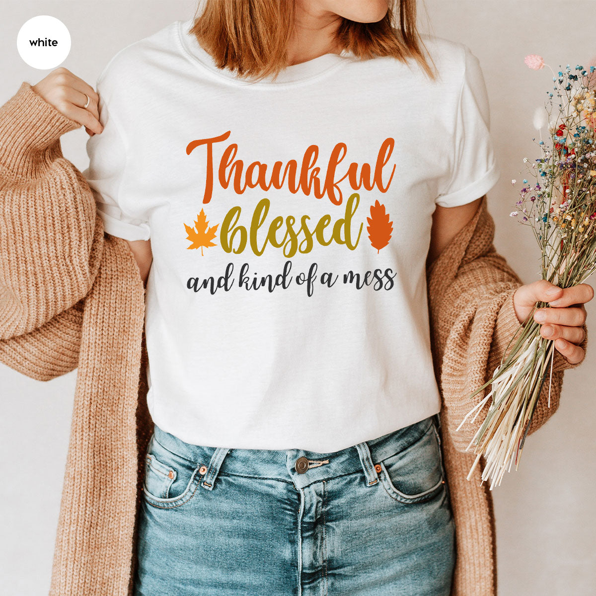 Thanksgiving Blessed Shirt, 2022 Thanksgiving T-Shirt, Thankful Blessed Shirt