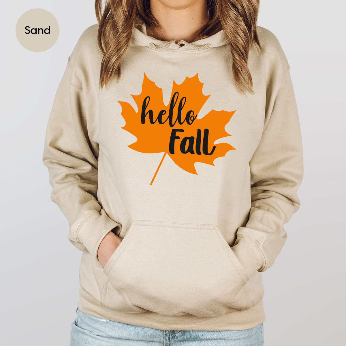 Hello Fall Shirt, 2022 Thanksgiving Fall T-Shirt, Fall Leaf Shirt, Fall Gift For Family