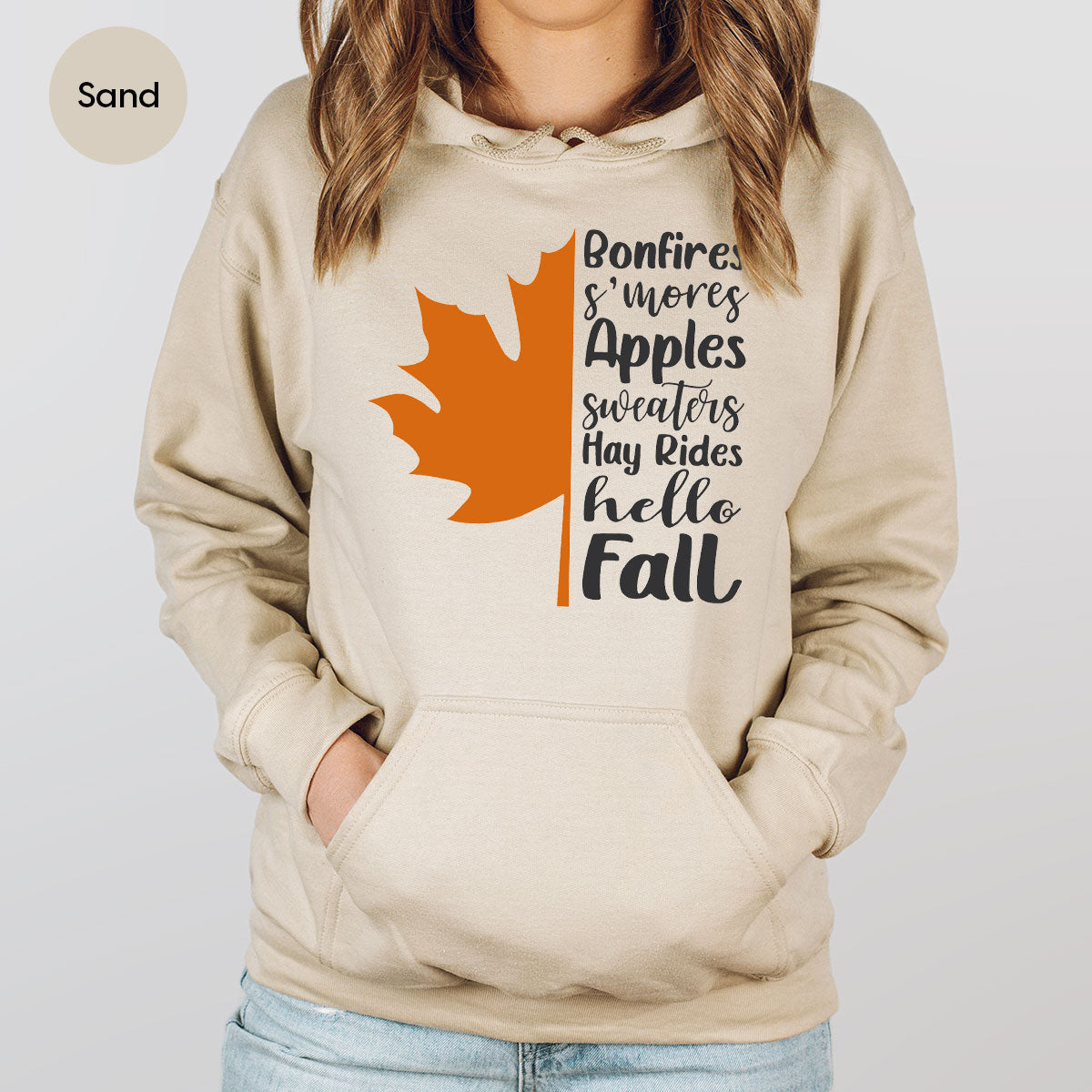 Fall Leaf T-Shirt, 2022 Fall Season Long Sleeve Shirt, Fall Short Sleeve Shirt, Fall Leaf Design