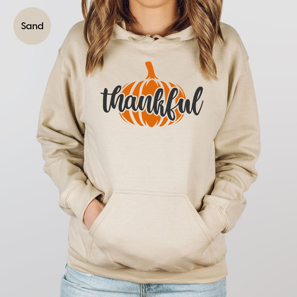 Thanksgiving 2022 Pumpkin Hoodie, Thankful Hoodie, Thanksgiving Hoodie 2022