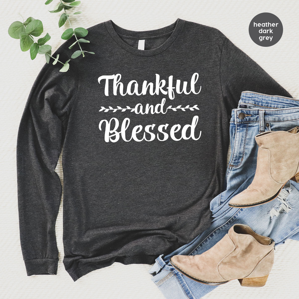 Thankful and Blessed Shirt, 2022 Thanksgiving Design T-Shirt, Thanksful Tee