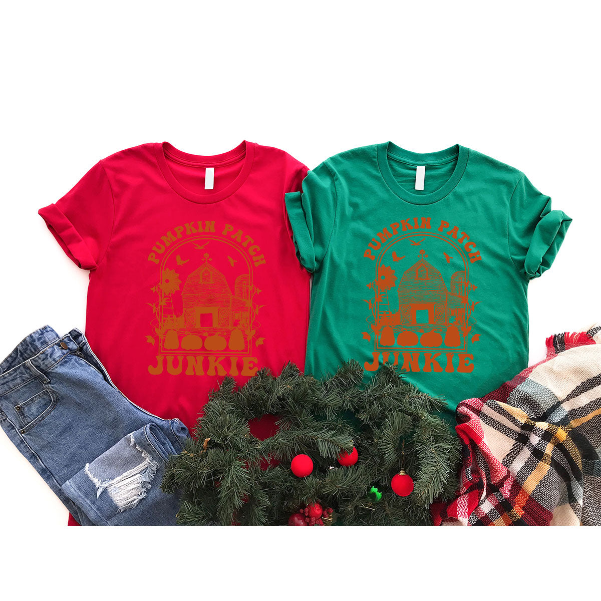 Junkie T-Shirt, Gift T-Shirt For Halloween, Pumpkin Halloween Shirt