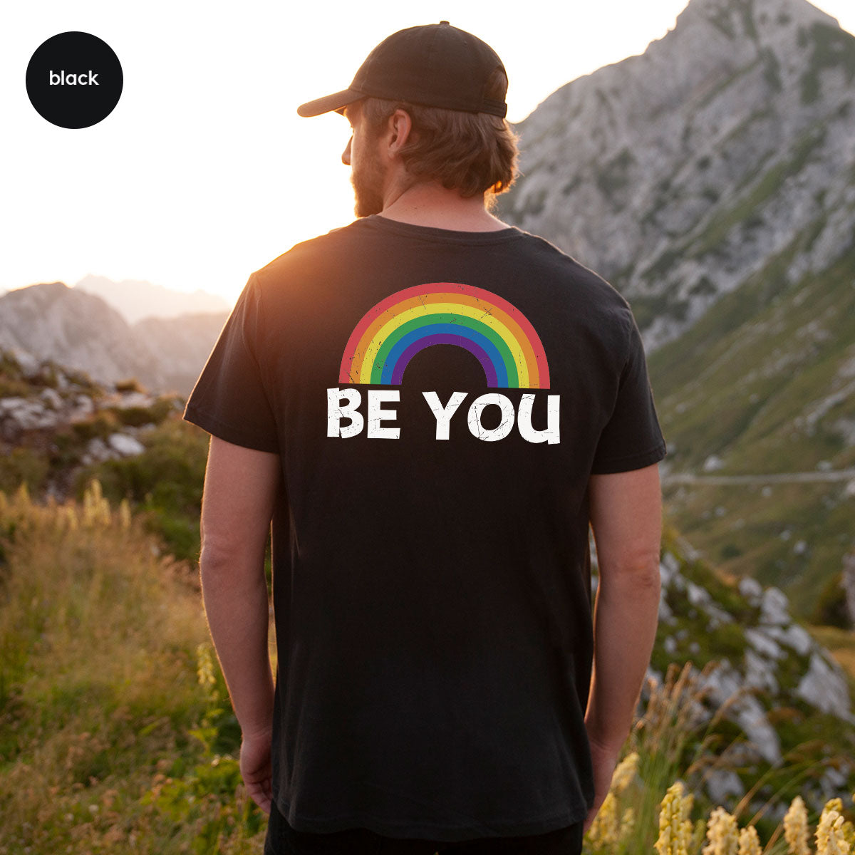 Rainbow T-Shirt, Be You Shirt, LGBT Pride Shirt, LGBT T-Shirt