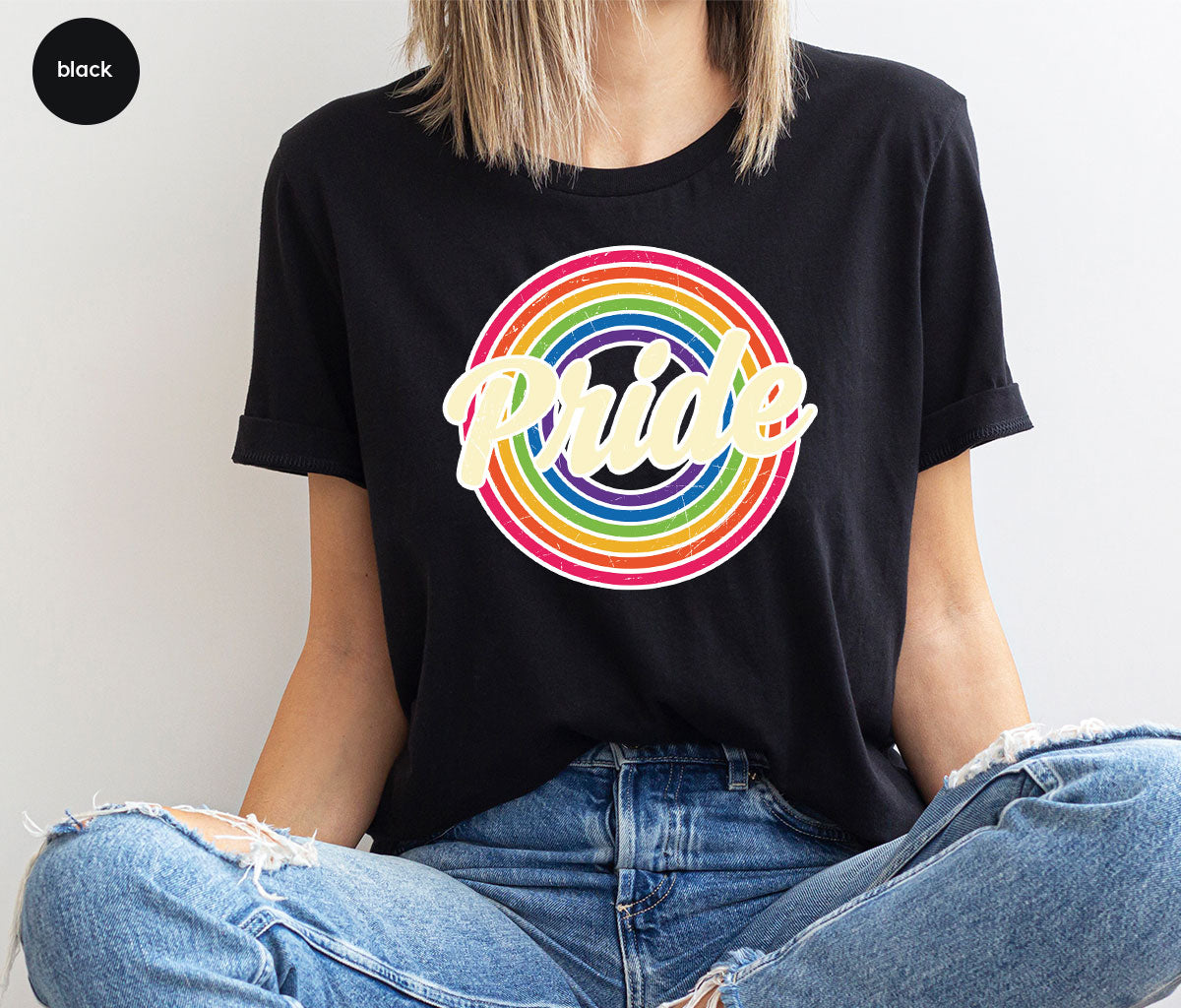 Pride Shirt, LGBT T-Shirt, Pride Tee, Rainbow Graphic Shirt