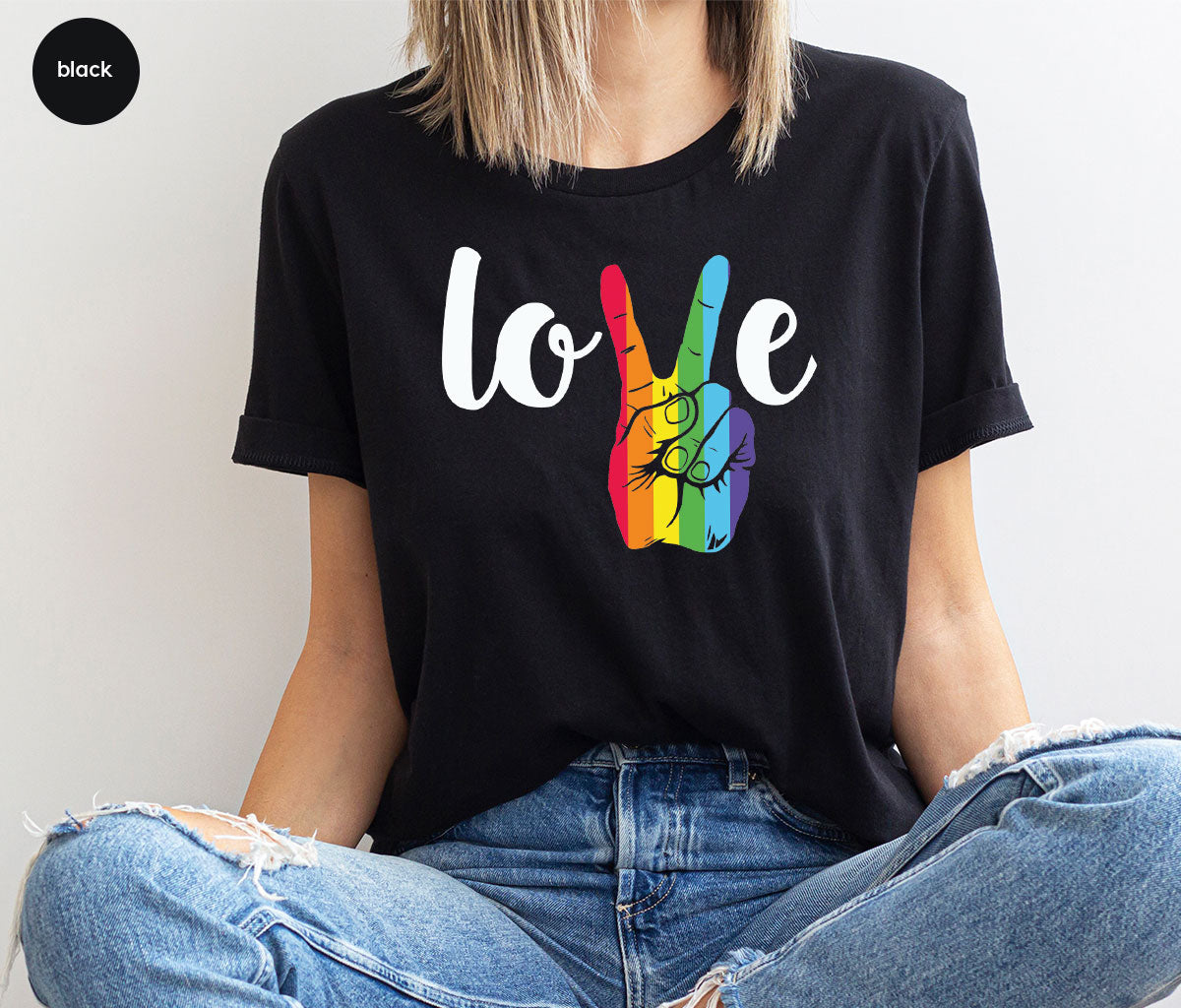 LGBT Love Shirt, LGBT Victory T-Shirt, Pride Tee, LGBT Glory Tee