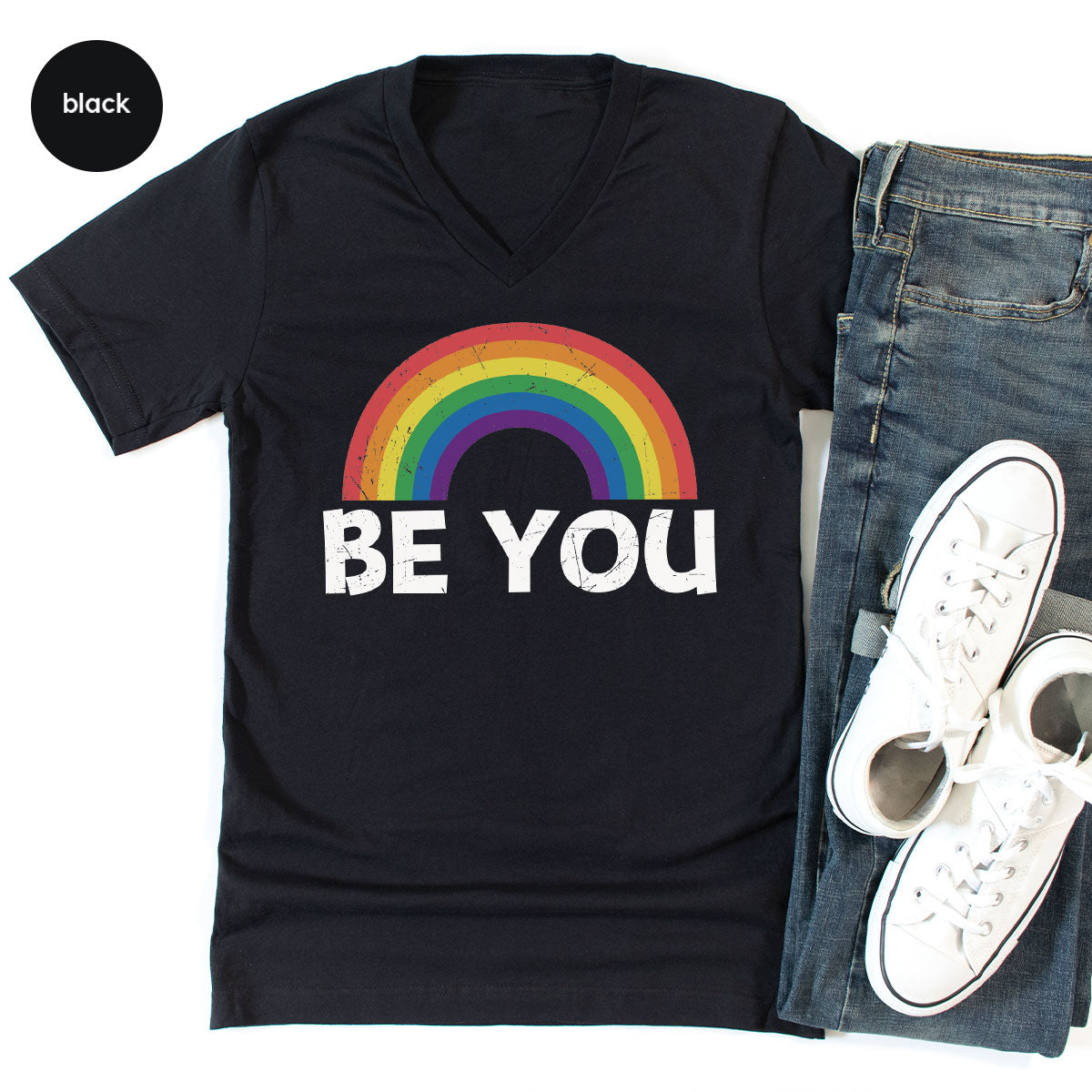 Rainbow T-Shirt, Be You Shirt, LGBT Pride Shirt, LGBT T-Shirt