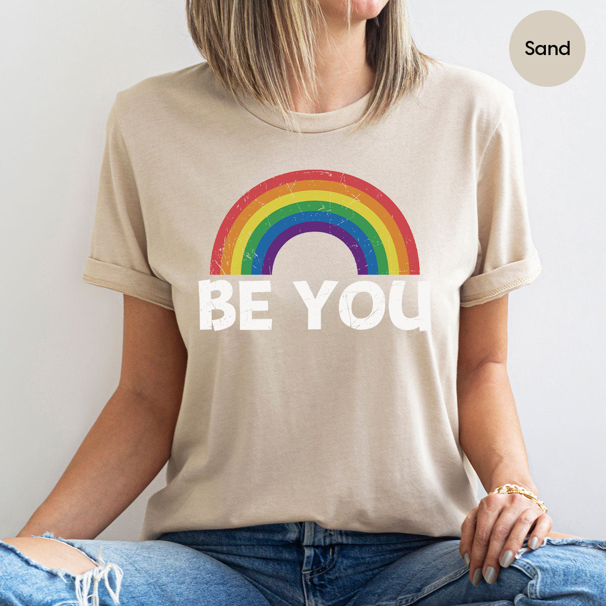 Rainbow T-Shirt, Be You Shirt, LGBT Pride Shirt, LGBT T-Shirt