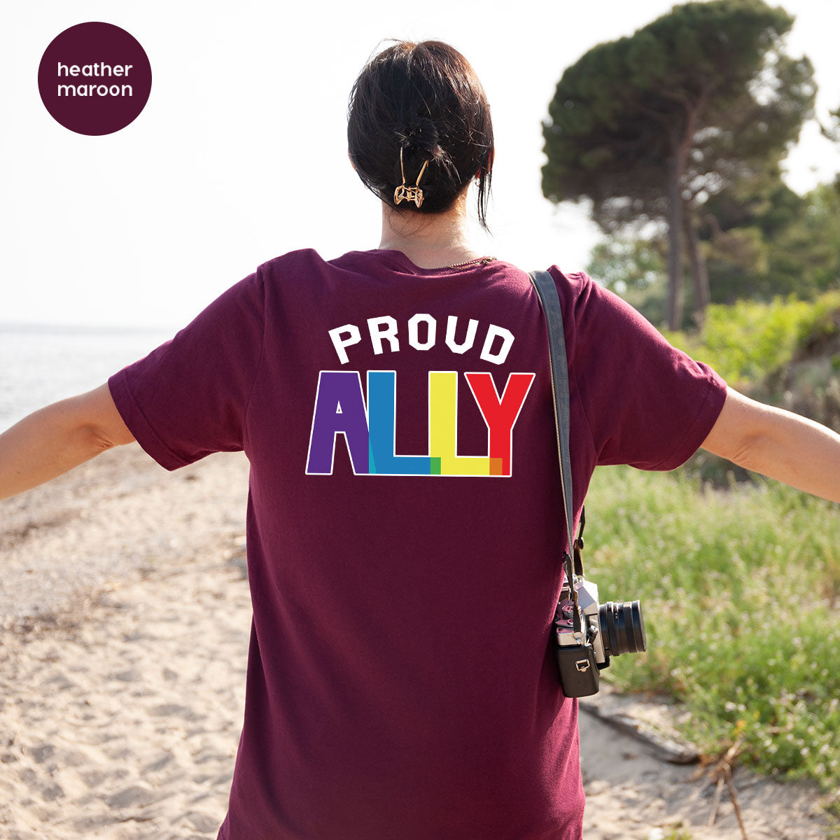 Proud Ally Shirt, LGBT Ally T-Shirt, LGBT Proud Tee