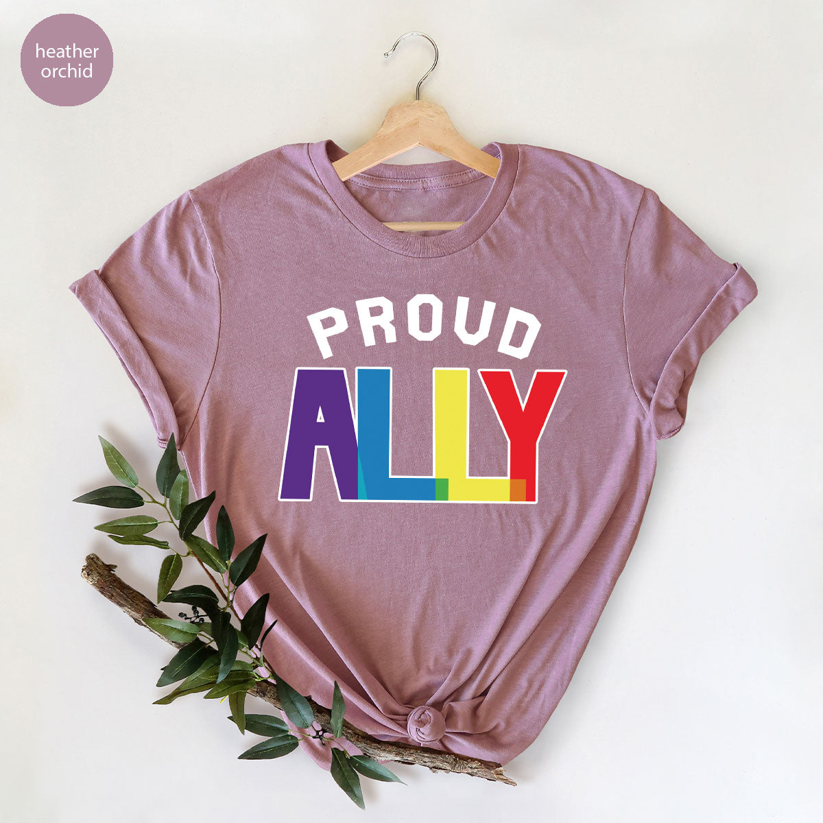 Proud Ally Shirt, LGBT Ally T-Shirt, LGBT Proud Tee