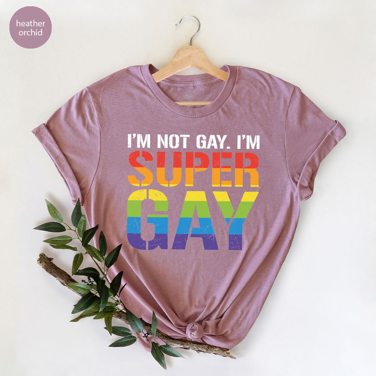 Super Gay Shirt, LGBT Power T-Shirt, Super Gay LGBT Tee