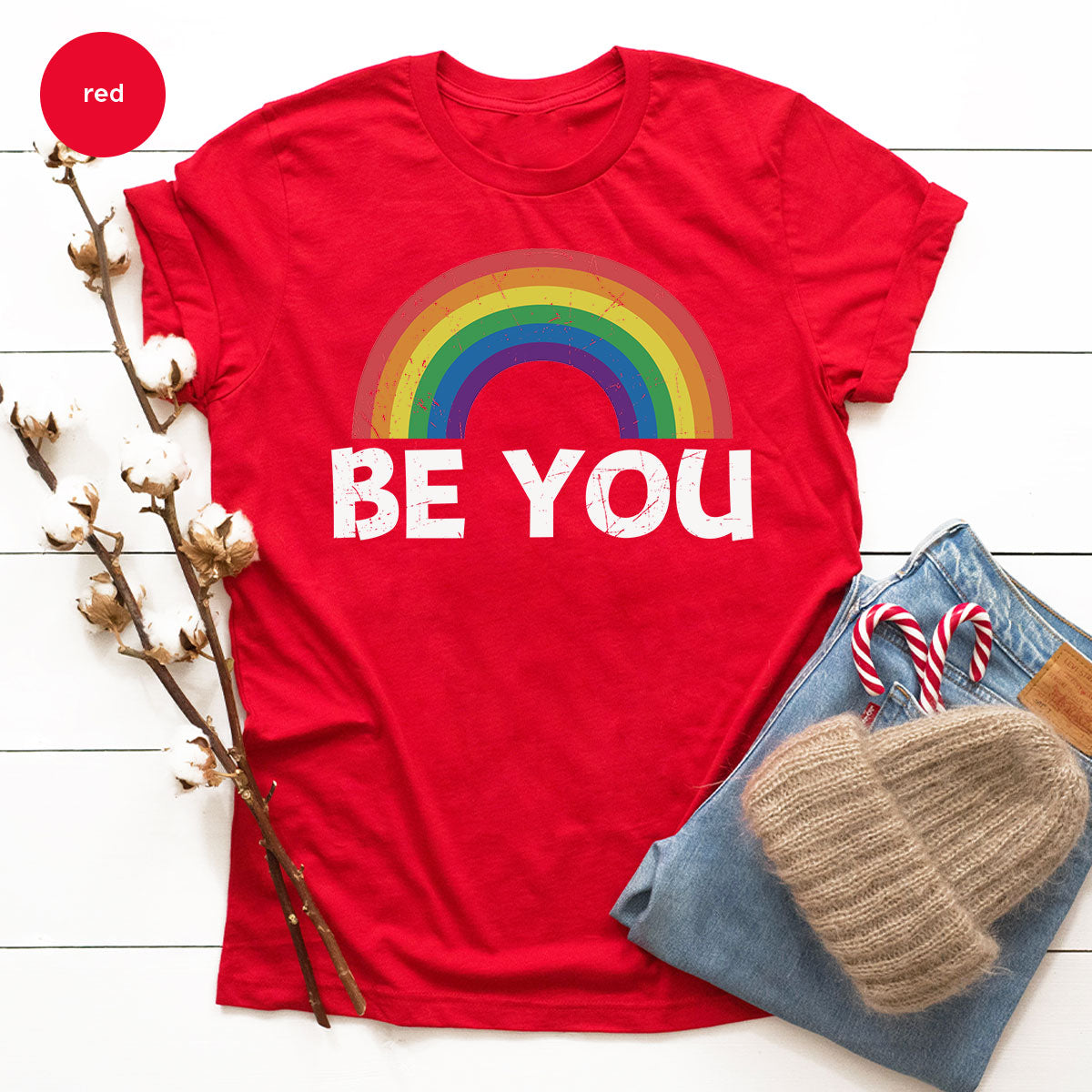 Rainbow T-Shirt, Be You Shirt, LGBT Pride Shirt, LGBT T-Shirt