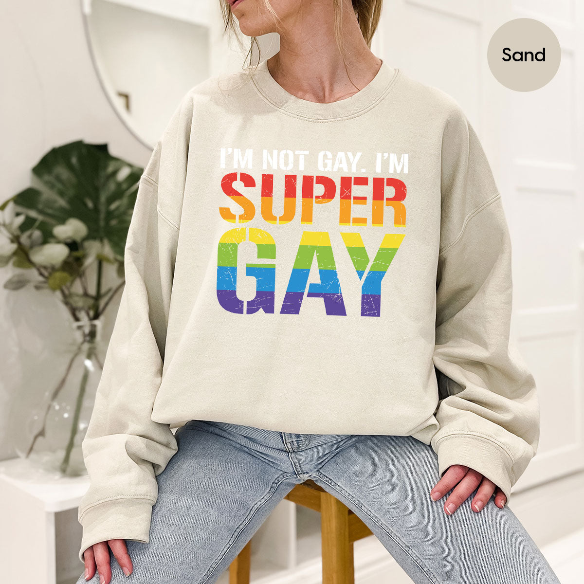 Super Gay Shirt, LGBT Power T-Shirt, Super Gay LGBT Tee