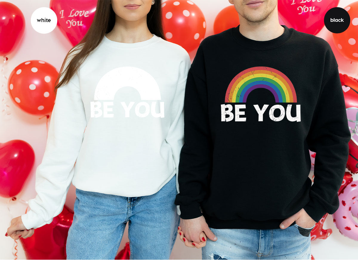 Rainbow T-Shirt, Be You Shirt, LGBT Pride Shirt, LGBT T-Shirt