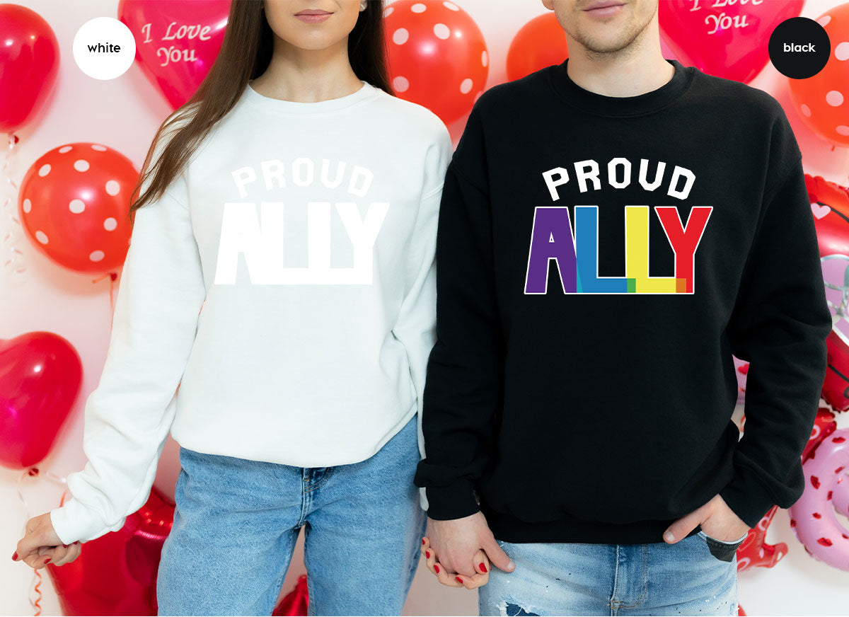 Proud Ally Shirt, LGBT Ally T-Shirt, LGBT Proud Tee