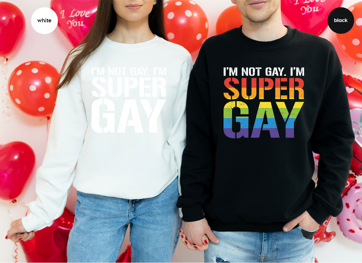 Super Gay Shirt, LGBT Power T-Shirt, Super Gay LGBT Tee