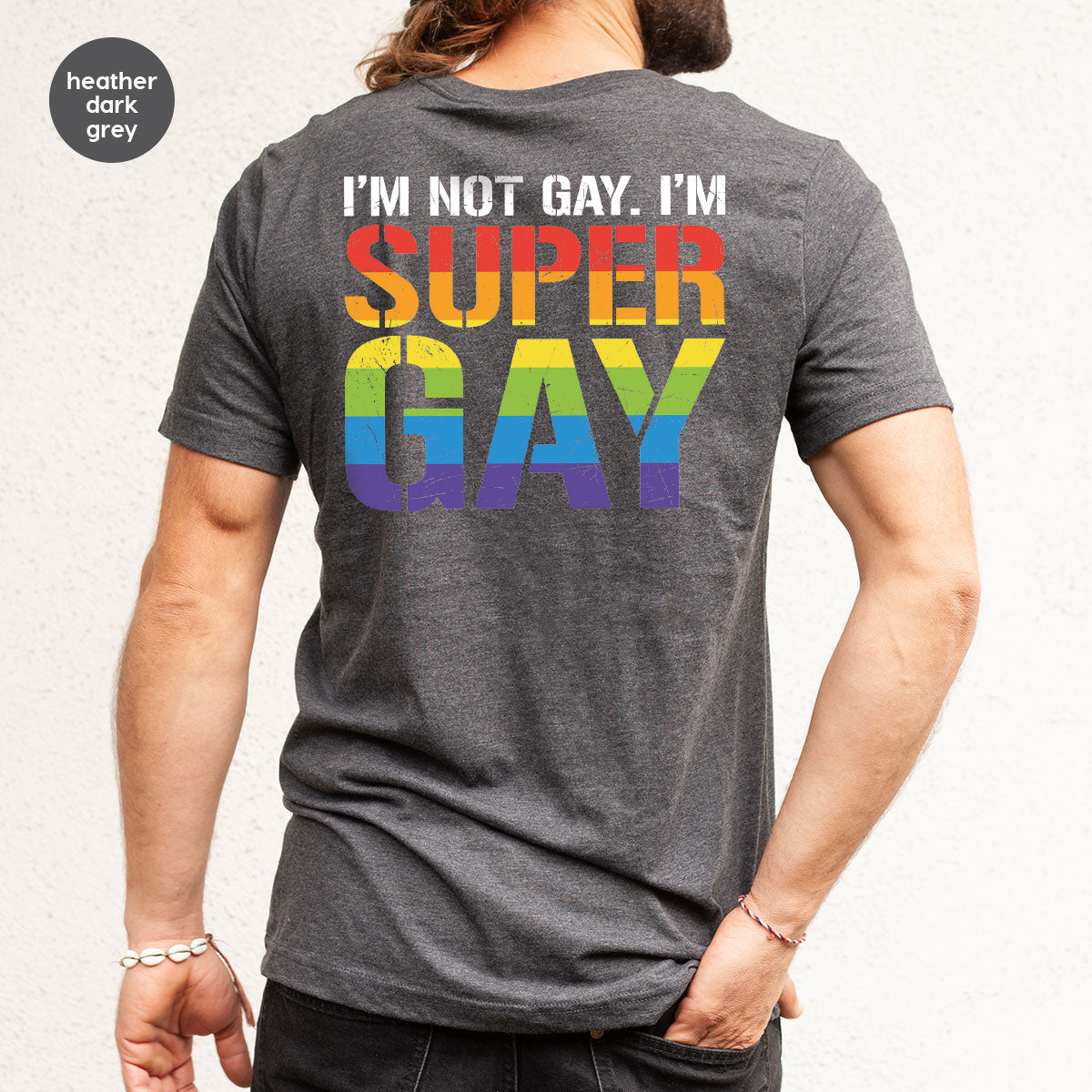 Super Gay Shirt, LGBT Power T-Shirt, Super Gay LGBT Tee