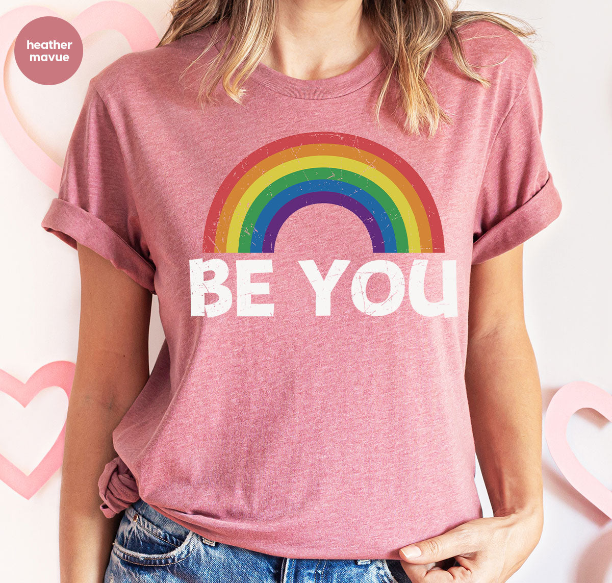 Rainbow T-Shirt, Be You Shirt, LGBT Pride Shirt, LGBT T-Shirt