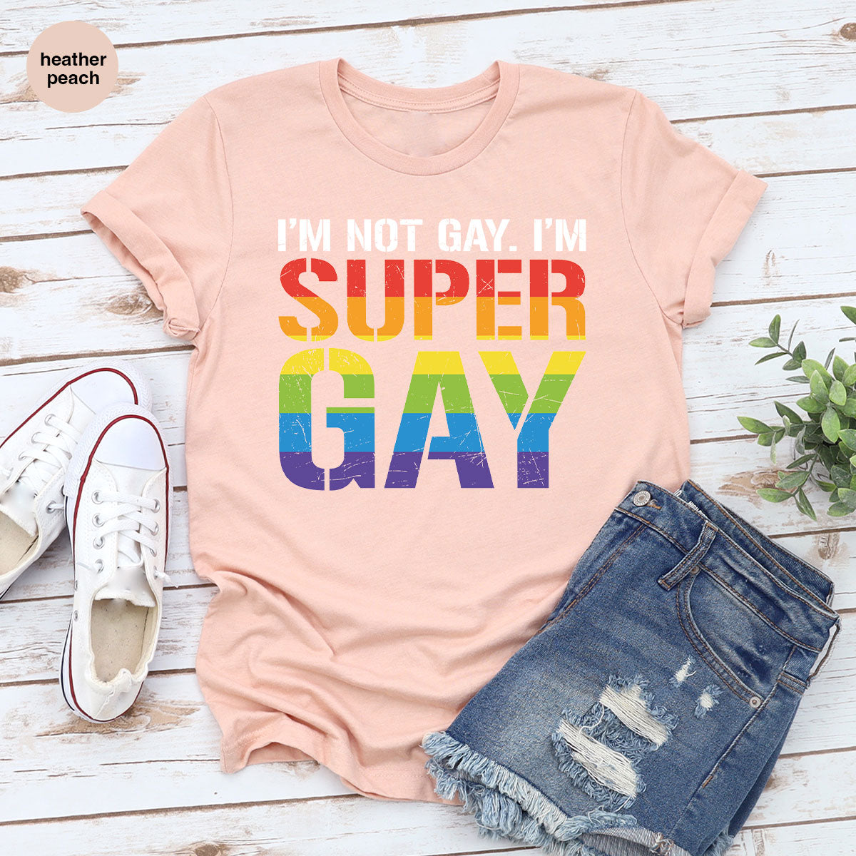 Super Gay Shirt, LGBT Power T-Shirt, Super Gay LGBT Tee