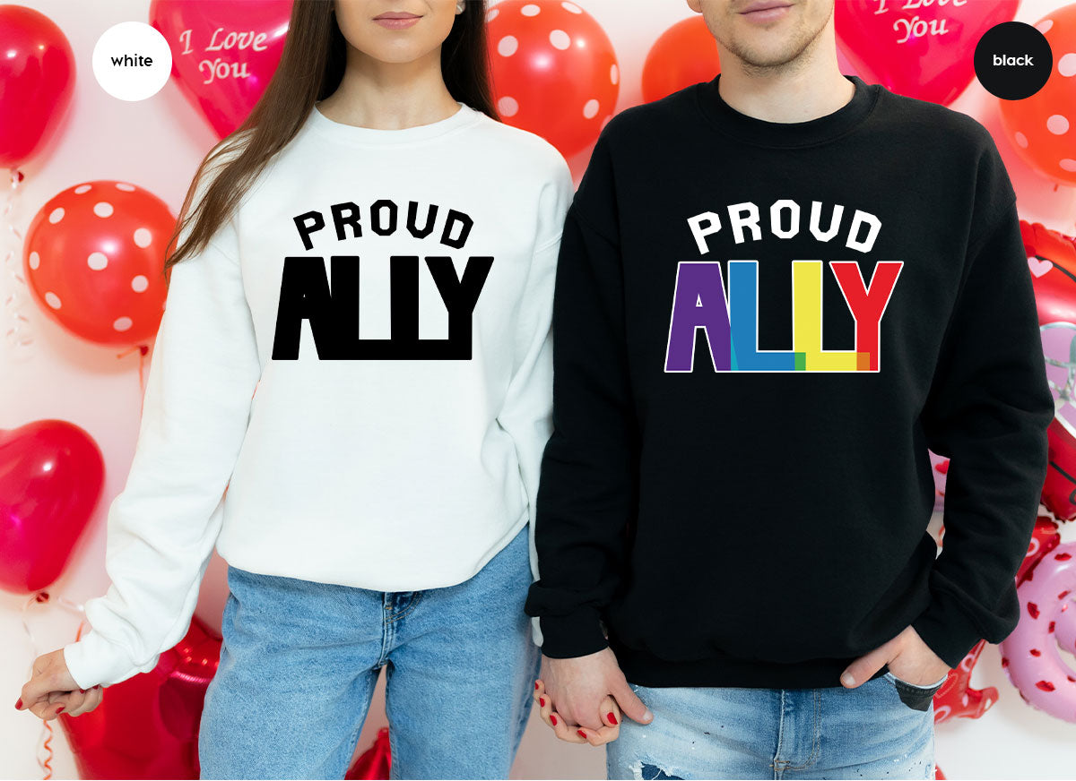 Proud Ally Shirt, LGBT Ally T-Shirt, LGBT Proud Tee