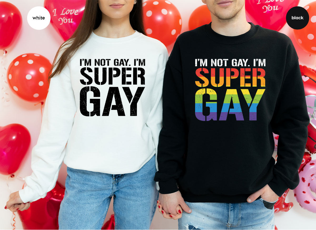 Super Gay Shirt, LGBT Power T-Shirt, Super Gay LGBT Tee