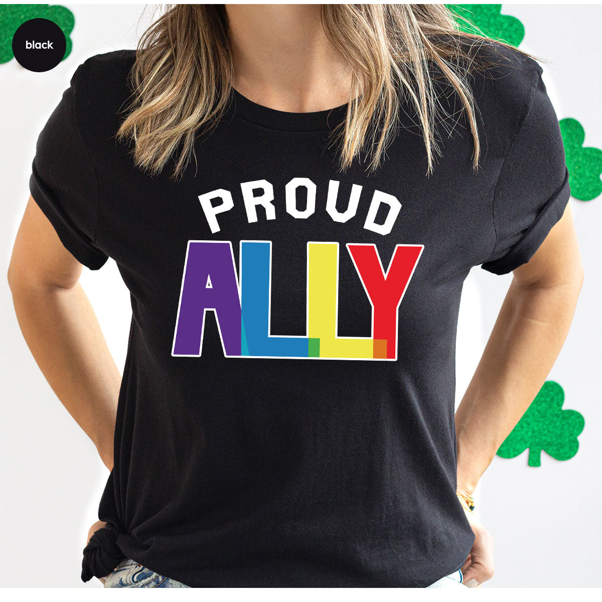 Proud Ally Shirt, LGBT Ally T-Shirt, LGBT Proud Tee