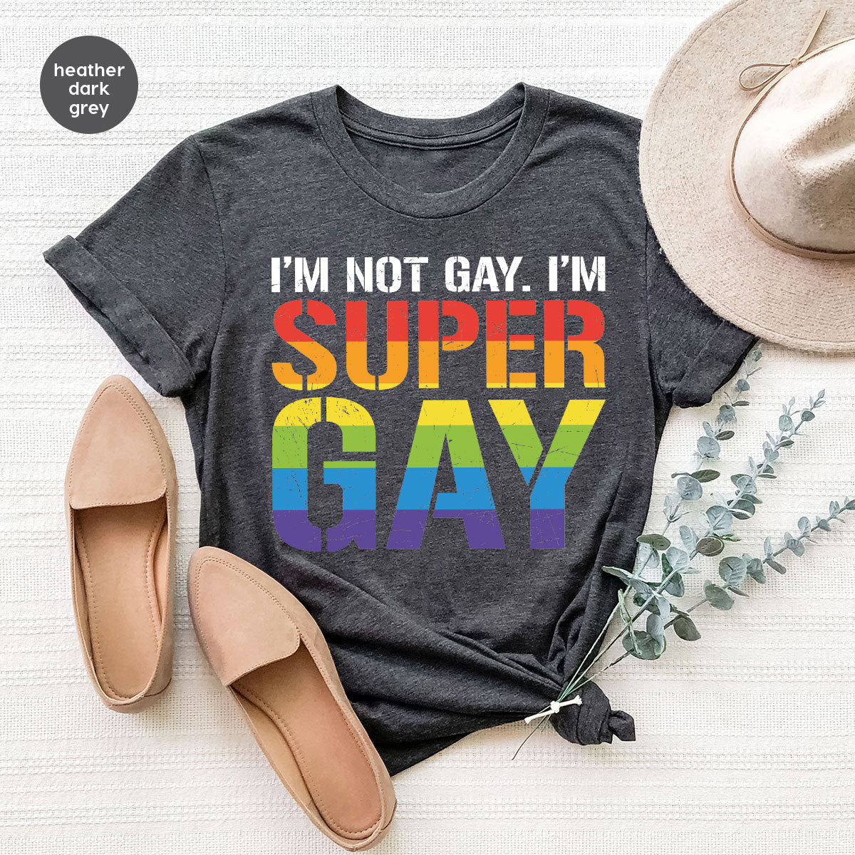 Super Gay Shirt, LGBT Power T-Shirt, Super Gay LGBT Tee