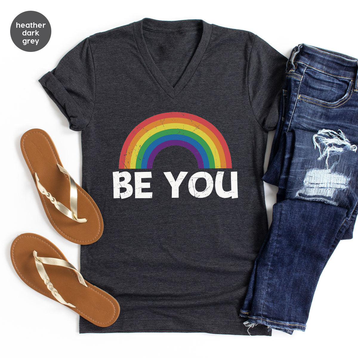 Rainbow T-Shirt, Be You Shirt, LGBT Pride Shirt, LGBT T-Shirt