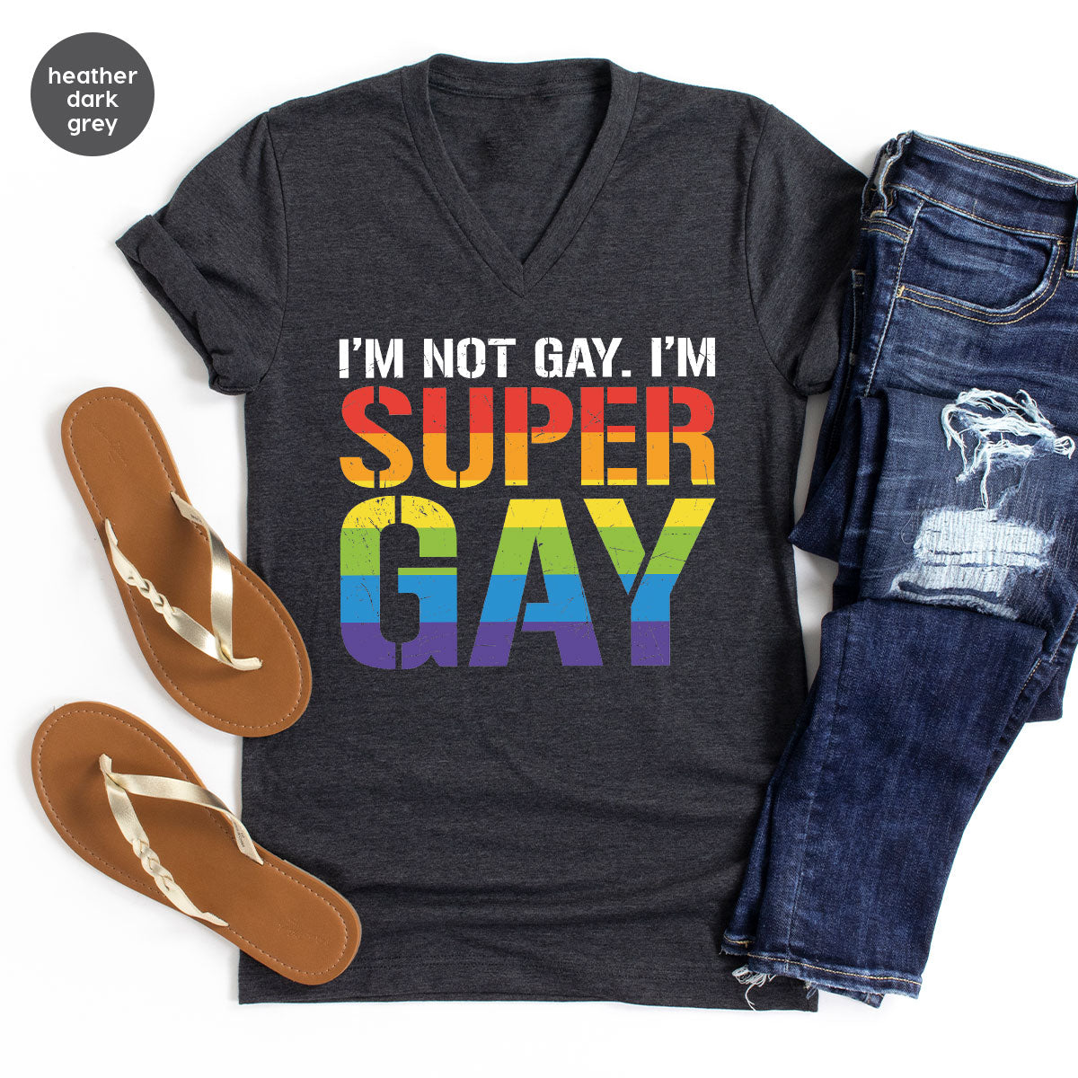 Super Gay Shirt, LGBT Power T-Shirt, Super Gay LGBT Tee