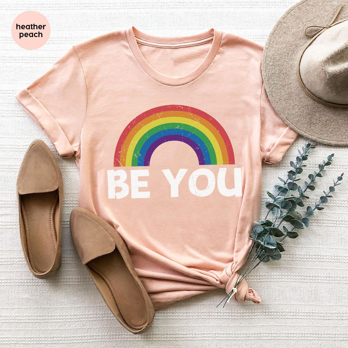 Rainbow T-Shirt, Be You Shirt, LGBT Pride Shirt, LGBT T-Shirt