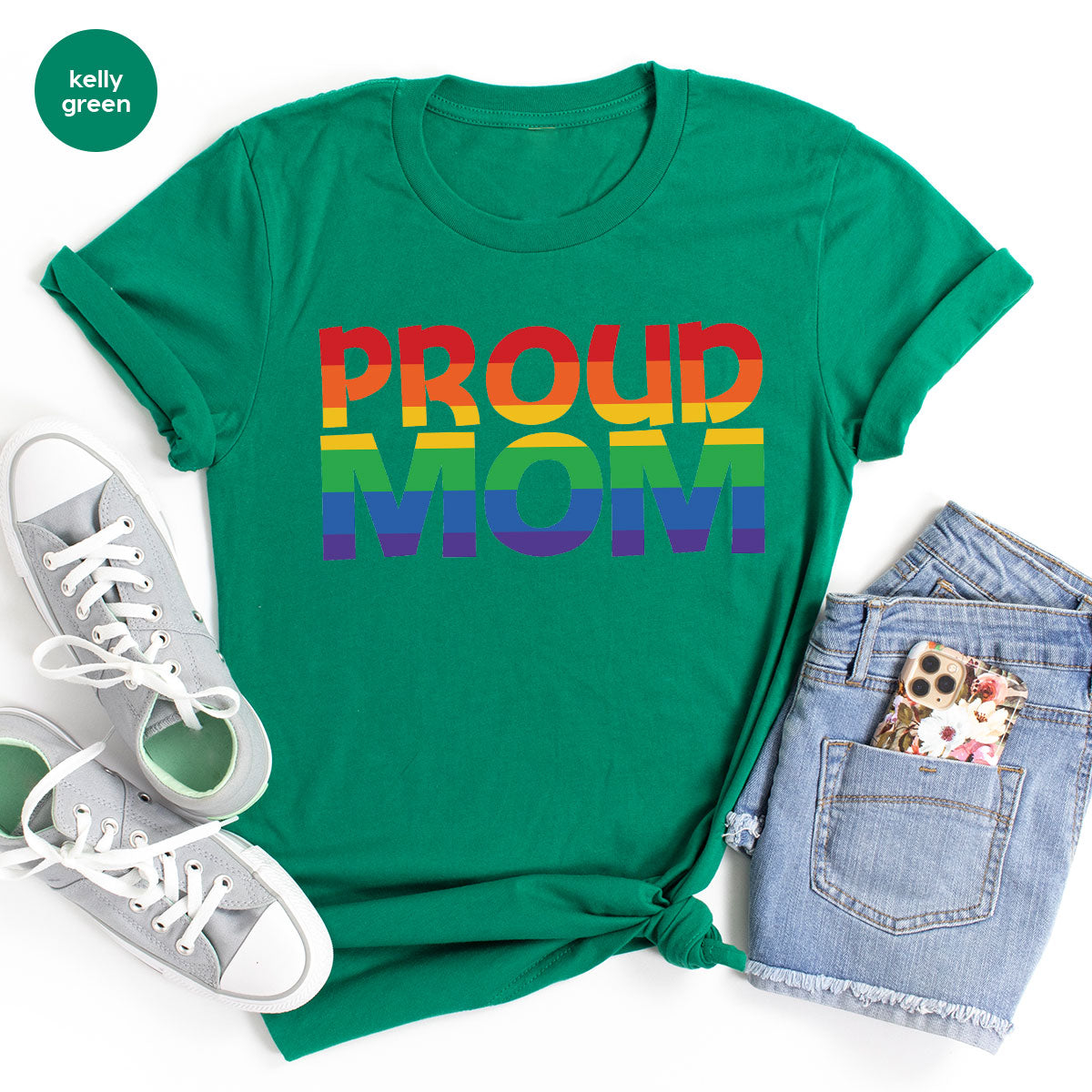 Proud Mom Shirt, LGBT Mom T-Shirt, LGBT Proud Tee