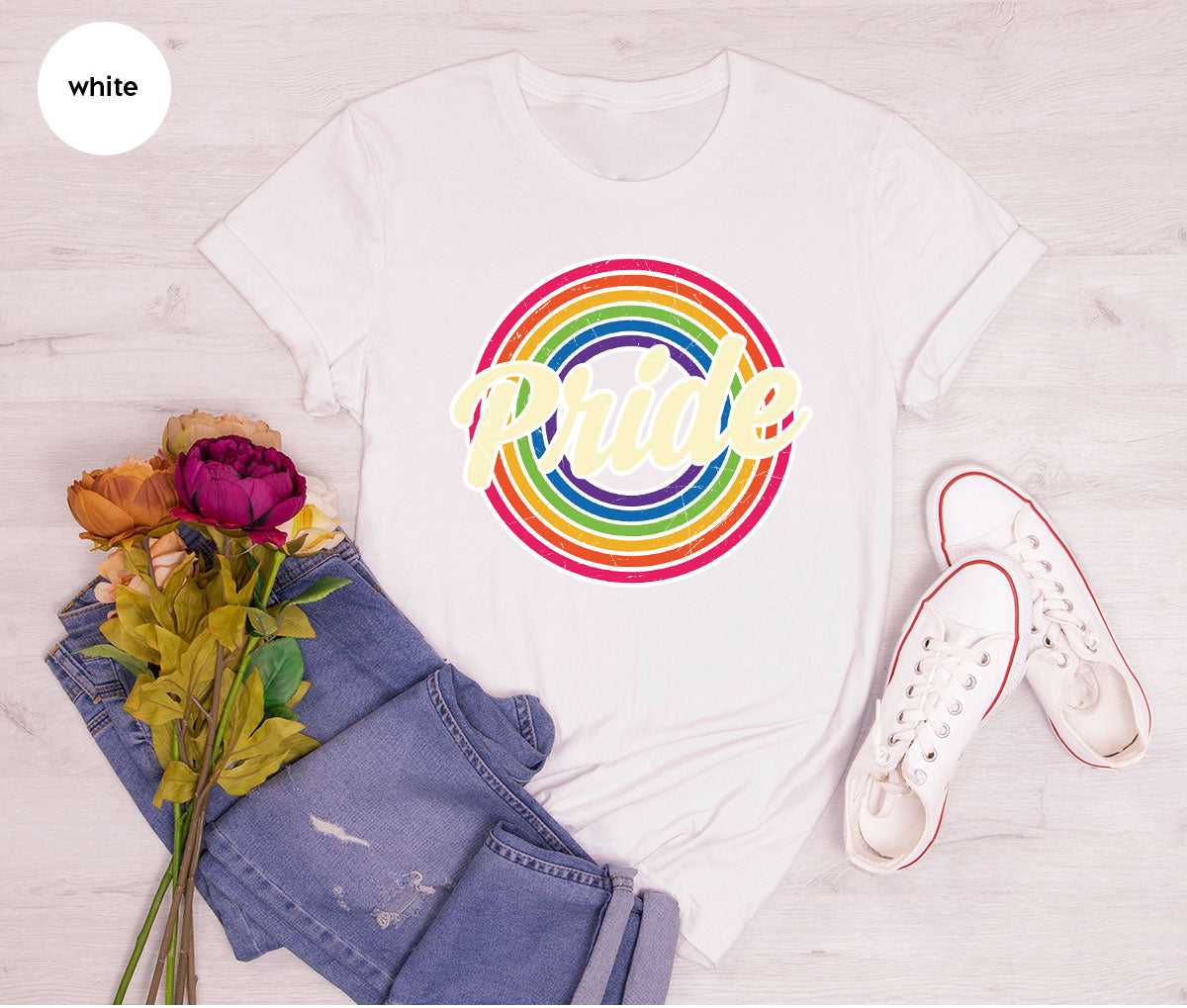 Pride Shirt, LGBT T-Shirt, Pride Tee, Rainbow Graphic Shirt