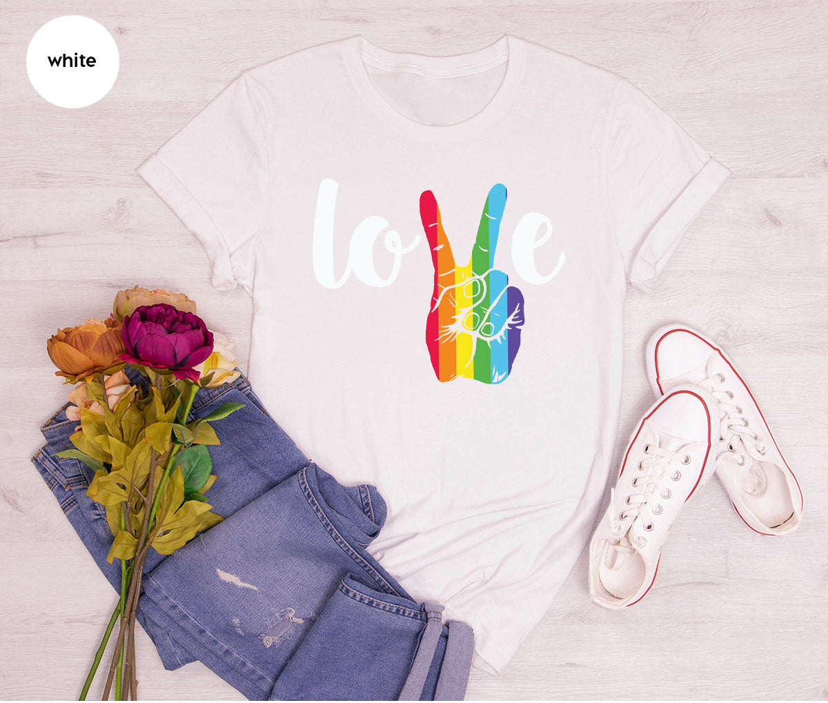 LGBT Love Shirt, LGBT Victory T-Shirt, Pride Tee, LGBT Glory Tee