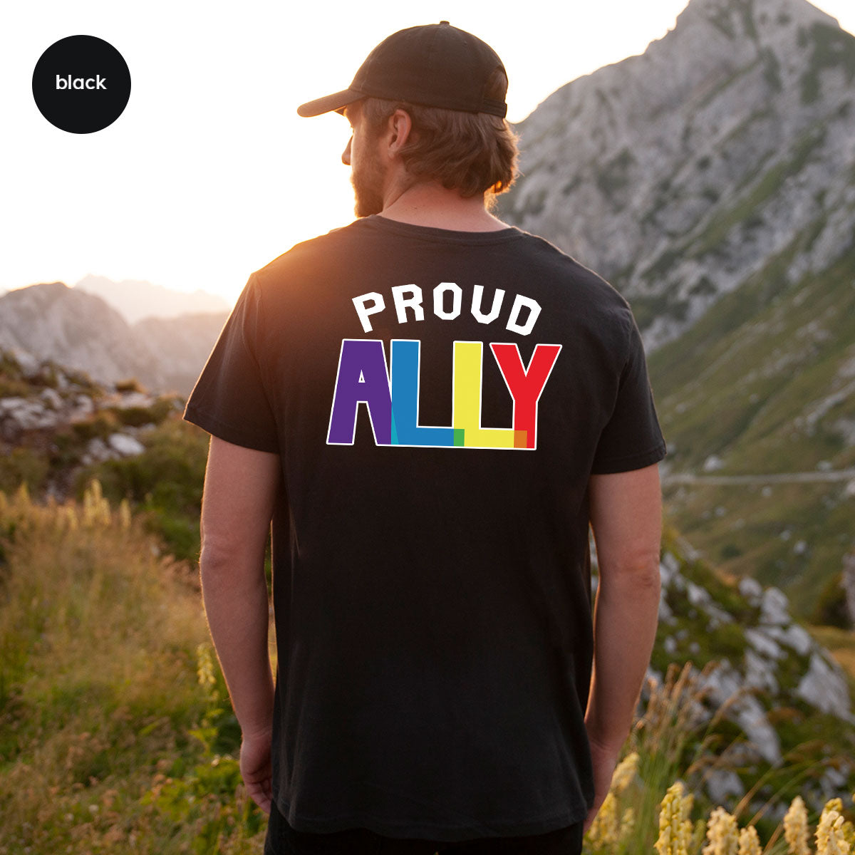 Proud Ally Shirt, LGBT Ally T-Shirt, LGBT Proud Tee