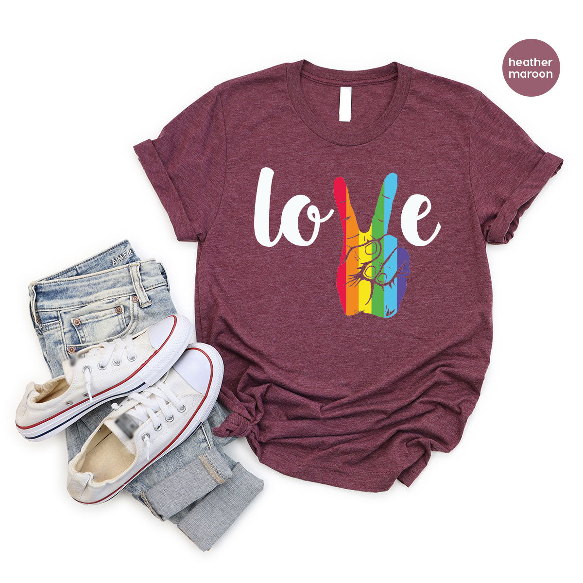 LGBT Love Shirt, LGBT Victory T-Shirt, Pride Tee, LGBT Glory Tee