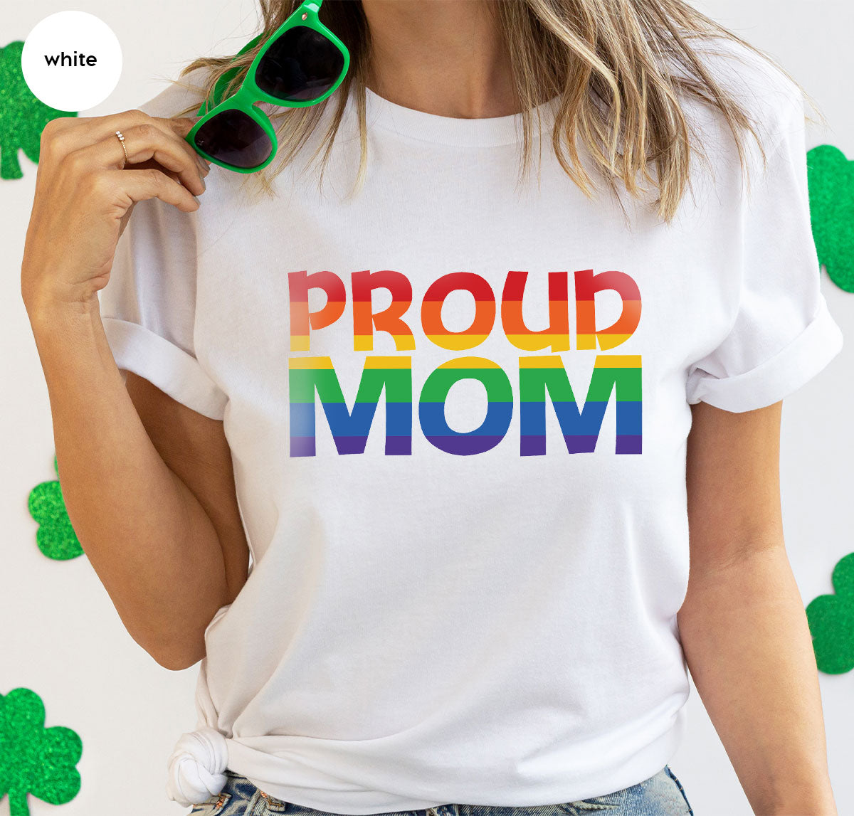 Proud Mom Shirt, LGBT Mom T-Shirt, LGBT Proud Tee