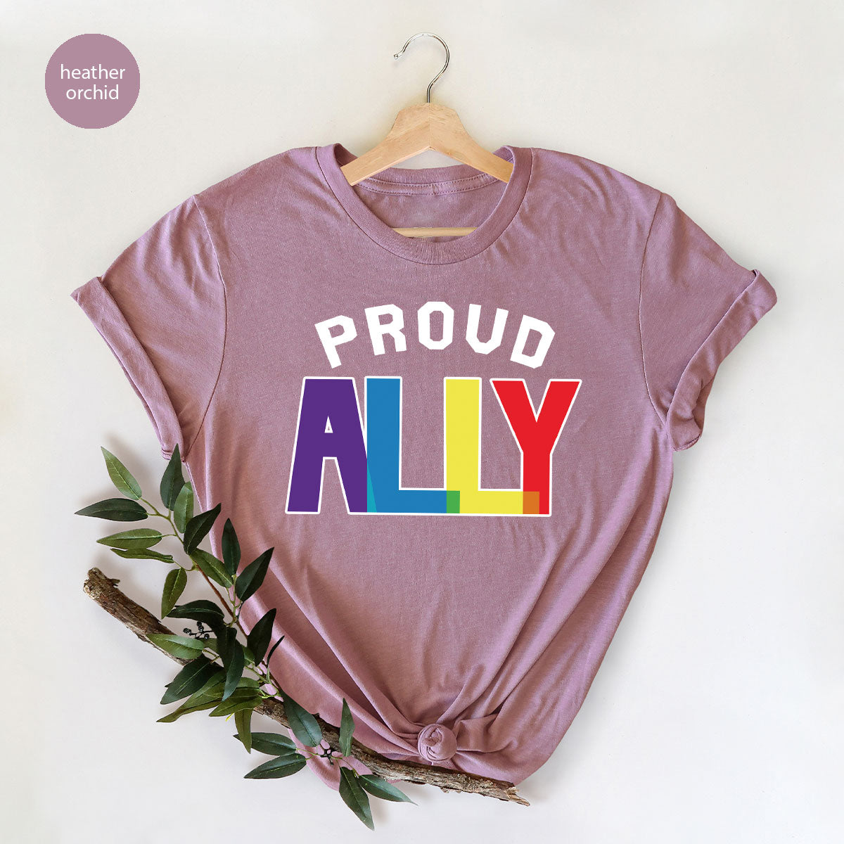 Proud Ally Shirt, LGBT Ally T-Shirt, LGBT Proud Tee