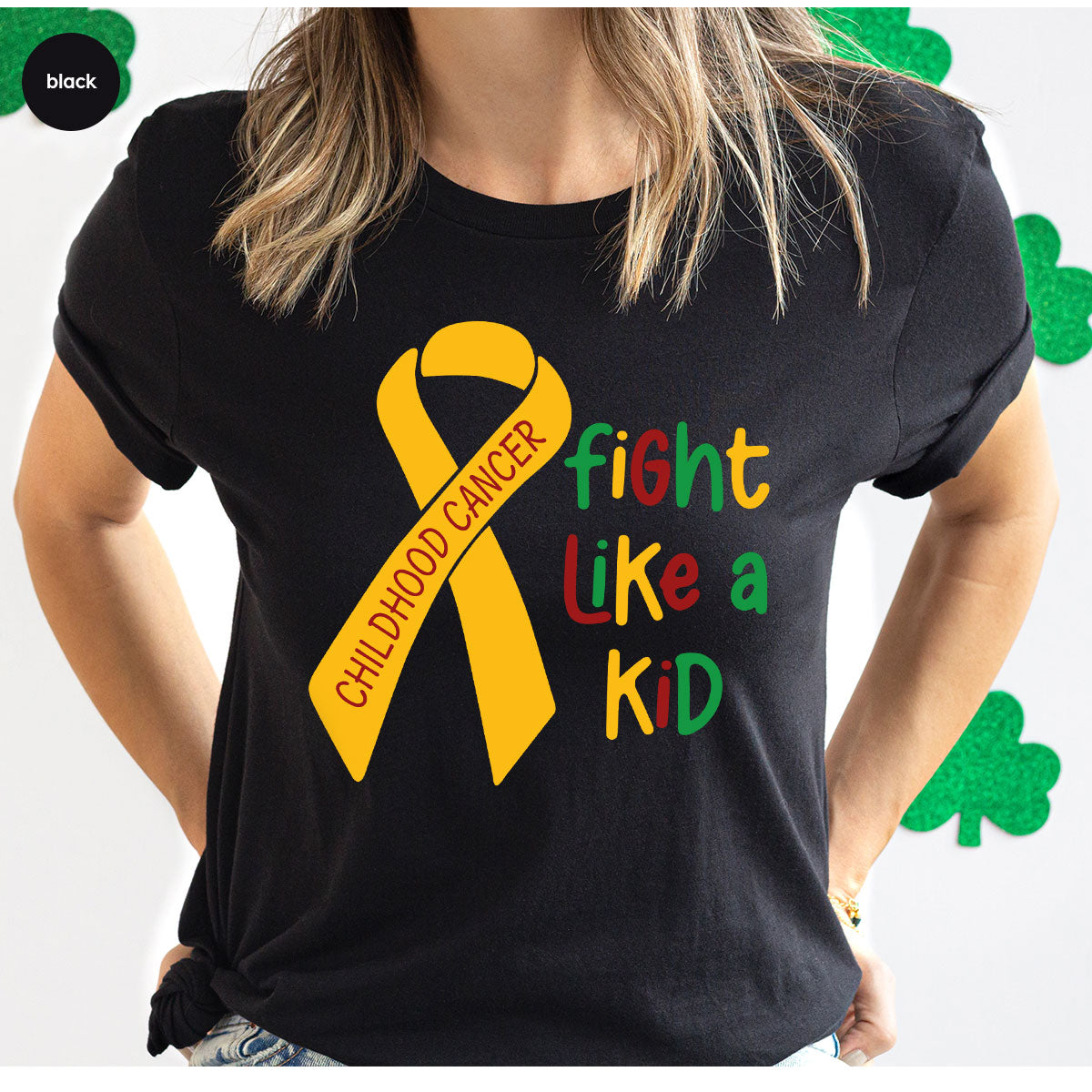 Fighting Like A Kid Shirt, Cancer Fight Shirt, Childhood Canver Fighter t-Shirt, Gift For Cancer Kids