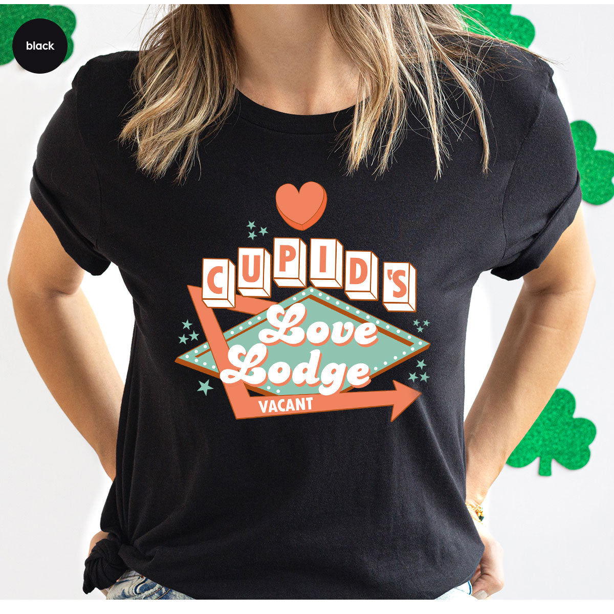 Love Lodge T-Shirt, Valentine's Day Tee, Cupid' Love Lodge Tee, Valentine Shirt