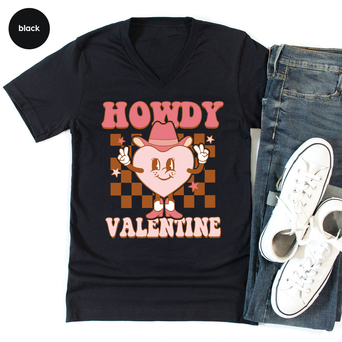 Howdy Valentine Shirt, 2023 Valentine's Day Shirt, Cute Feb 14 Tee