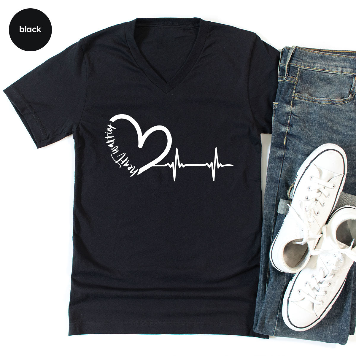 Heart Shirt, Valentine's Day T-Shirt, Valentine's Day Heart Tee