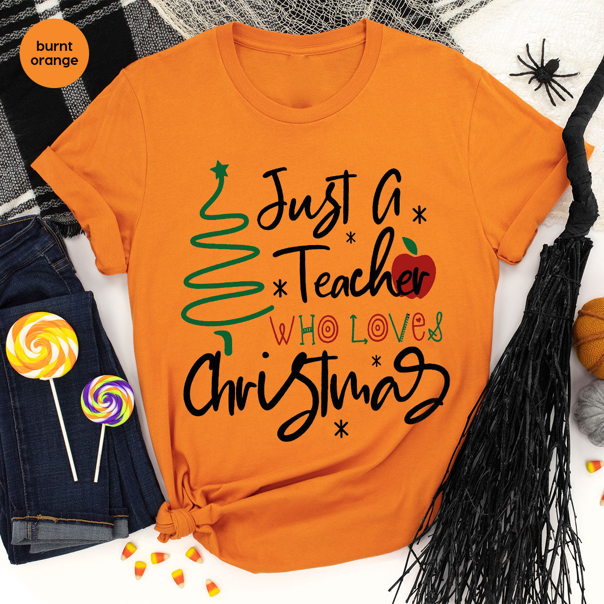 2023 Christmas Love Shirt, Just A Teach Who Loves Christmas Tee, Xmas 2023 Design T-Shirt