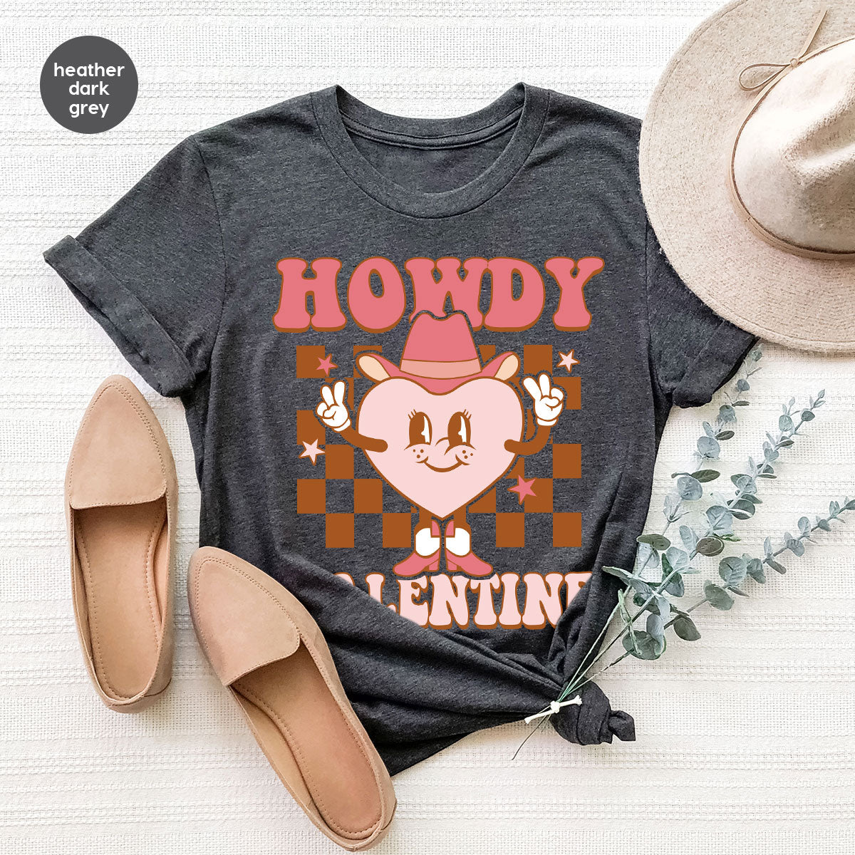 Howdy Valentine Shirt, 2023 Valentine's Day Shirt, Cute Feb 14 Tee