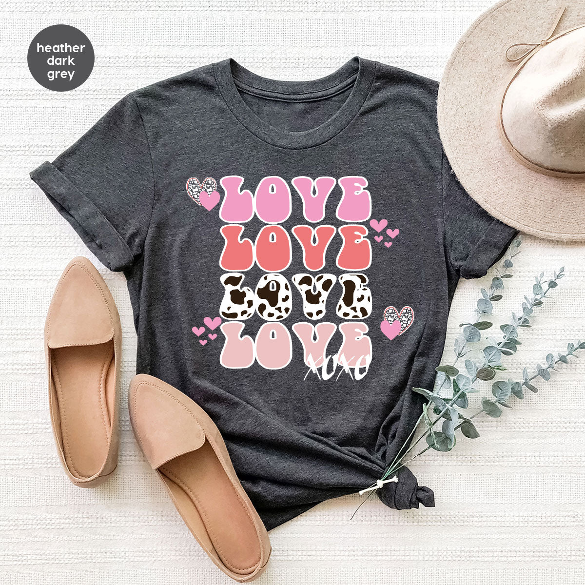 Love Shirt, Love Day T-Shirt, Valentine's Day Tee, 2023 Valentine's Day Gift