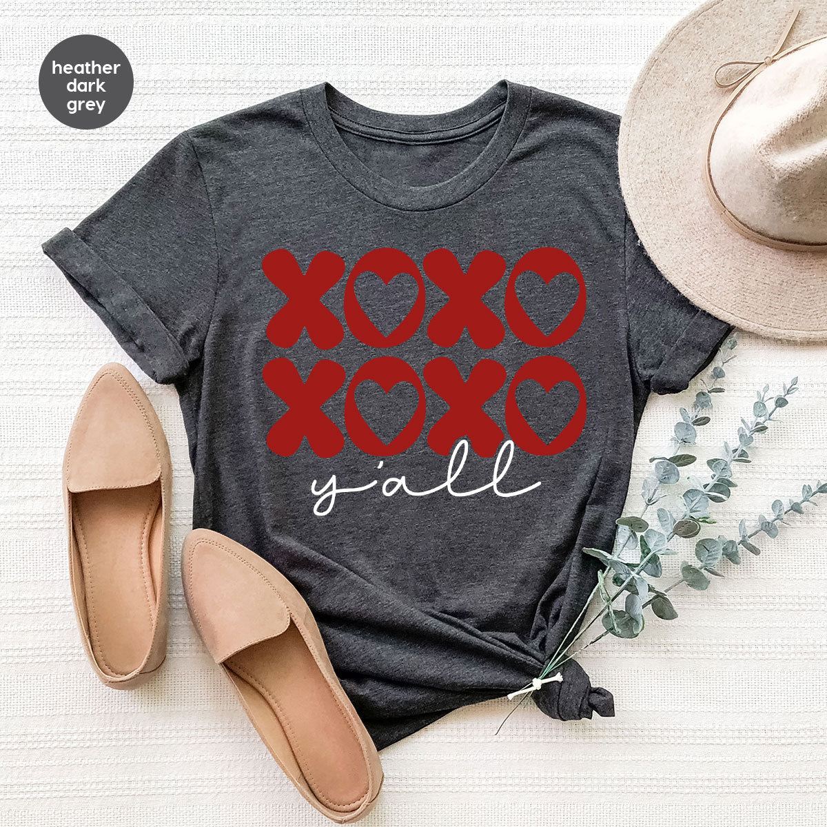XOXO Shirt, Love Shirt, Valentine's Day T-Shirt, Couple Match Shirt