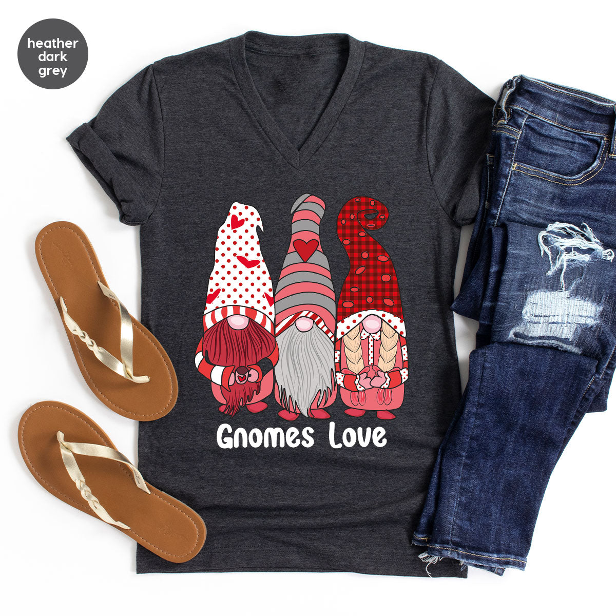 Gnomes Love Shirt, Love 4ever Shirt, Best Love T-Shirt, Valentine's Day Shirt 2023