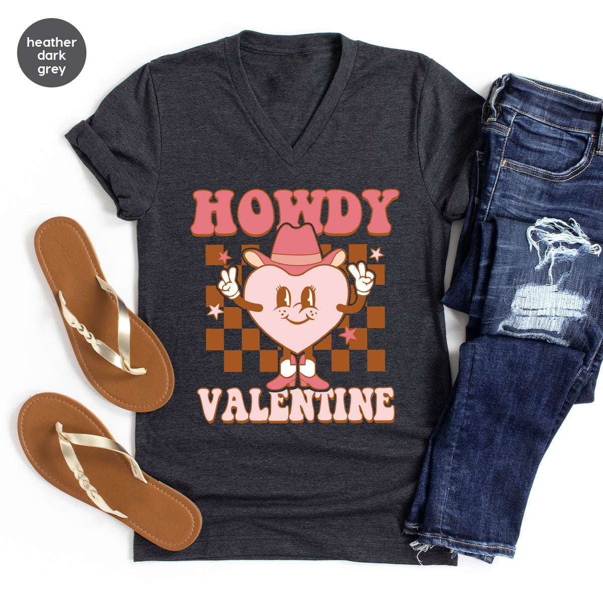 Howdy Valentine Shirt, 2023 Valentine's Day Shirt, Cute Feb 14 Tee