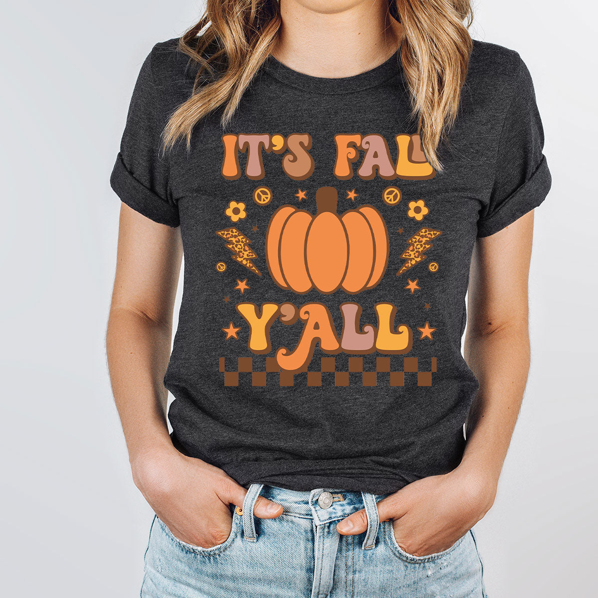 Halloween Fall Shirt, It's Y'Fall T-Shirt, Halloween Fall Hoodie, Long Sleeve and Short Sleeve Shirts