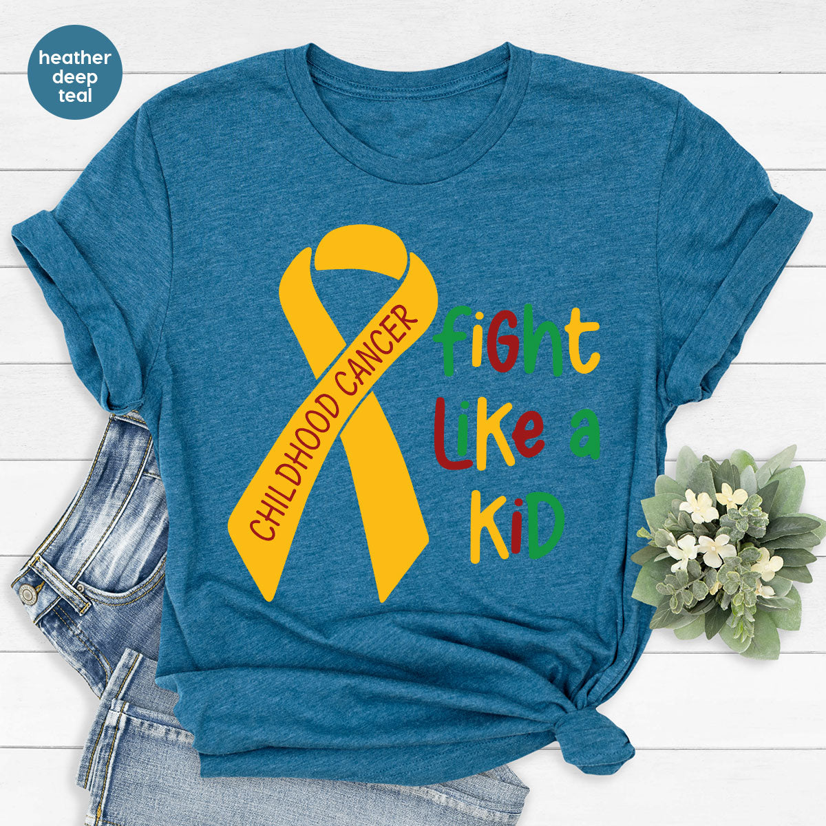 Fighting Like A Kid Shirt, Cancer Fight Shirt, Childhood Canver Fighter t-Shirt, Gift For Cancer Kids