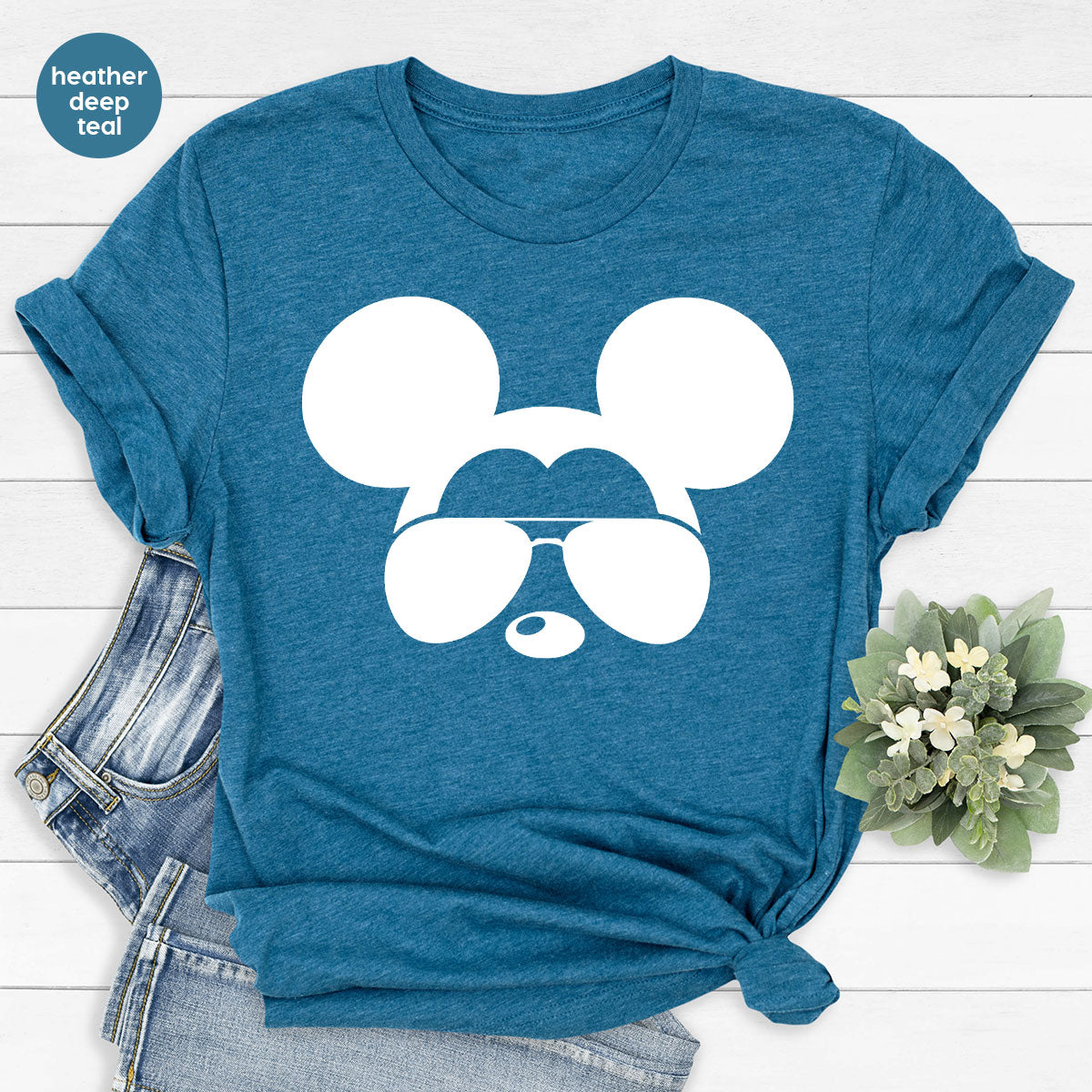 Disney Sweatshirt, Disney Mickey Graphic Tee for Kids, Disney Gift for Kids, Mickey Silhouette Unisex Shirt, Disney Family Shirt