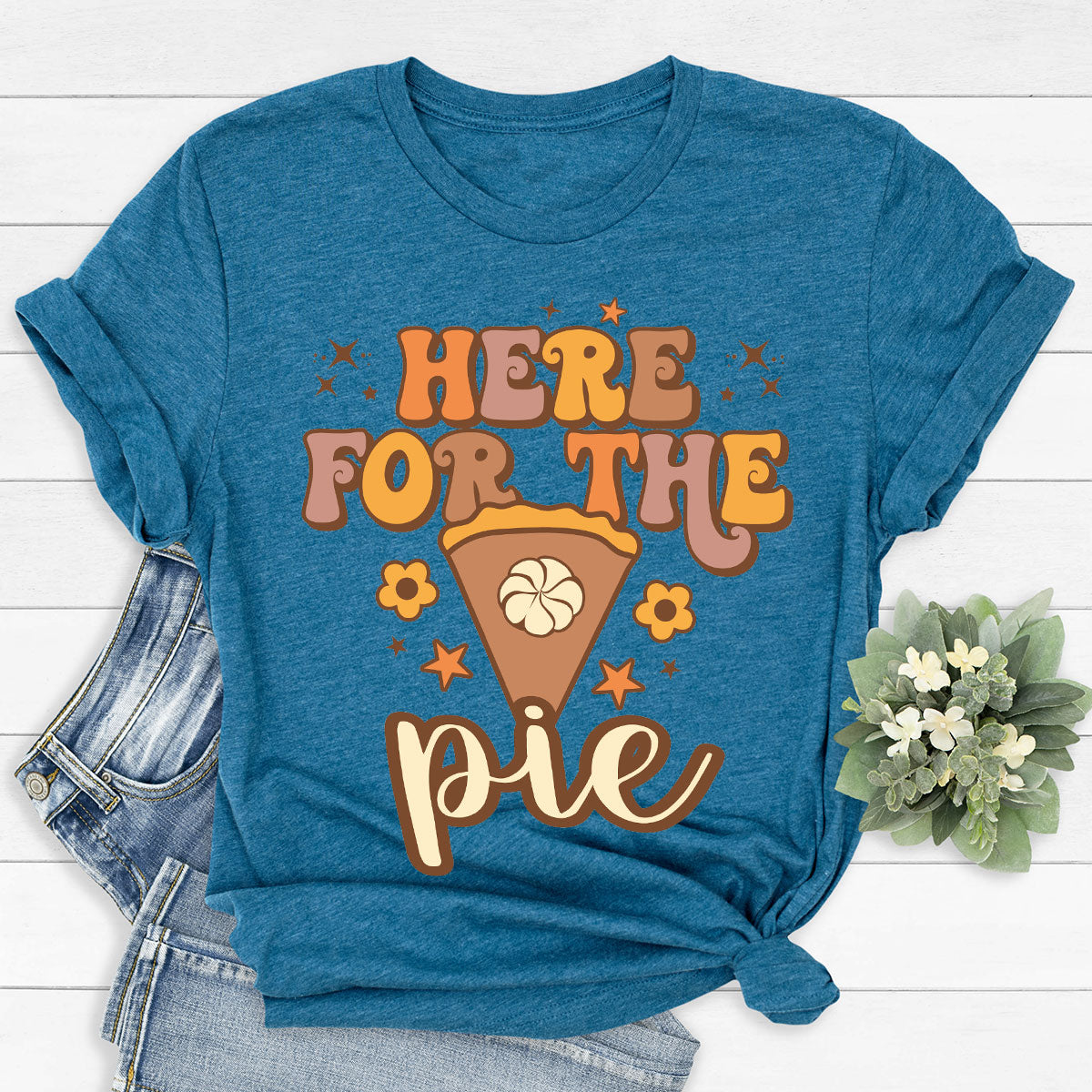 Here For The Pie Shirt, Funny Halloween Shirt, Cute Halloween Hoodie and Sweatshirt